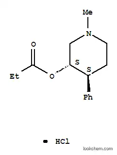 Molecular Structure of 56338-89-7 ((3R,4R)-1-methyl-4-phenylpiperidin-3-yl propanoate hydrochloride)