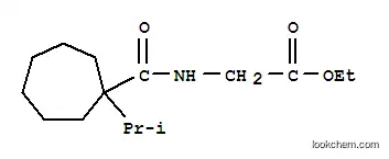 Ethyl N-((1-(isopropyl)cycloheptyl)carbonyl)glycinate