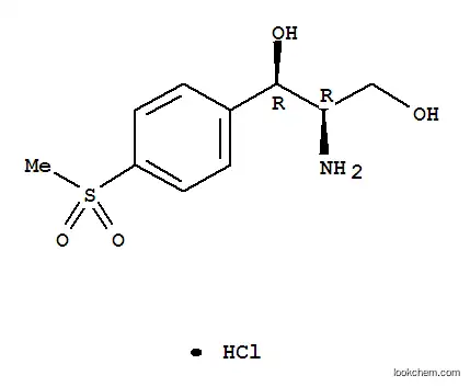 Molecular Structure of 56724-21-1 (D-(+)-threo-2-amino-1-(p-methylsulphonylphenyl)propane-1,3-diol hydrochloride)