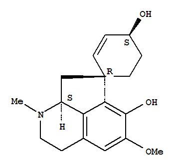 Spiro[2-cyclohexene-1,7'(1'H)-cyclopent[ij]isoquinoline]-4,6'-diol,2',3',8',8'a-tetrahydro-5'-methoxy-1'-methyl-, (1R,4S,8'aS)-rel-