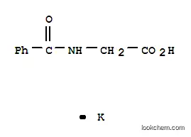 Molecular Structure of 583-10-8 (potassium hippurate)