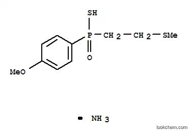 Molecular Structure of 59871-36-2 ((4-methoxyphenyl)[2-(methylsulfanyl)ethyl]phosphinothioic O-acid)