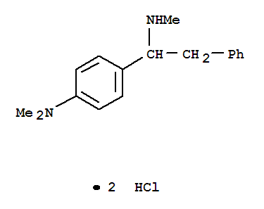 Benzeneethanamine, a-[4-(dimethylamino)phenyl]-N-methyl-,hydrochloride (1:2)