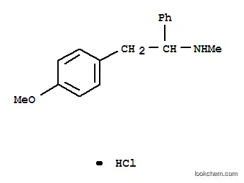 Molecular Structure of 6278-24-6 (2-(4-methoxyphenyl)-N-methyl-1-phenylethanamine)