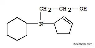 Molecular Structure of 6284-18-0 (2-[cyclohexyl(cyclopent-2-en-1-yl)amino]ethanol)