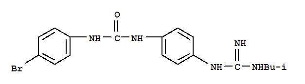 Urea,N-(4-bromophenyl)-N'-[4-[[imino[(2-methylpropyl)amino]methyl]amino]phenyl]-