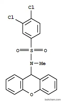 3,4-dichloro-N-methyl-N-(9H-xanthen-9-yl)benzenesulfonamide
