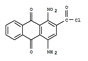 2-ANTHRACENECARBONYL CHLORIDE,4-AMINO-9,10-DIHYDRO-1-NITRO-9,10-DIOXO-