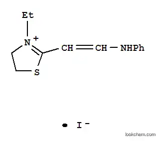 Molecular Structure of 63870-40-6 (2-(BETA-ANILINO)VINYL-3-ETHYL THIAZOLIUM IODIDE)
