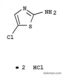 Molecular Structure of 64415-16-3 (2-Ammonio-5-chlorothiazolium dichloride)