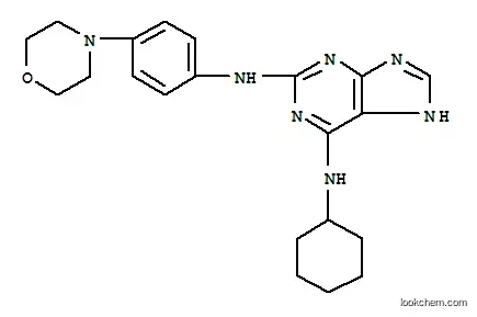 9H-Purine-2,6-diamine,N6-cyclohexyl-N2-[4-(4-morpholinyl)phenyl]-