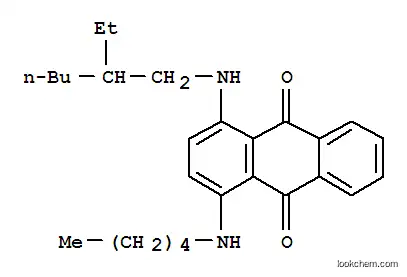 Molecular Structure of 66104-74-3 (1-(6-amino-2-ethylhexyl)-4-(5-aminopentyl)anthracene-9,10-dione)