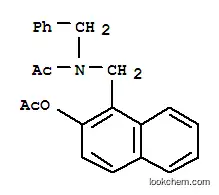 Molecular Structure of 6642-13-3 (1-{[acetyl(benzyl)amino]methyl}naphthalen-2-yl acetate)