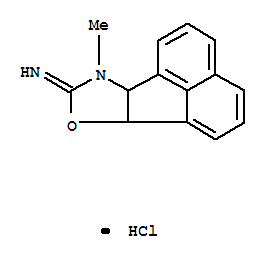 Acenaphth[1,2-d]oxazol-8(6bH)-imine,9,9a-dihydro-9-methyl-, hydrochloride (1:1)