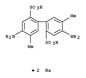[1,1'-Biphenyl]-2,2'-disulfonicacid, 4,4'-diamino-5,5'-dimethyl-, sodium salt (1:2)