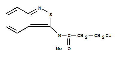 Propanamide,N-2,1-benzisothiazol-3-yl-3-chloro-N-methyl-