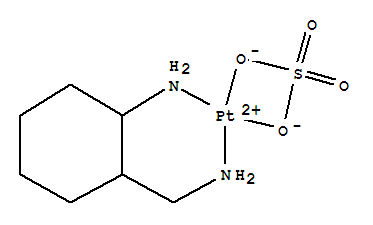 Platinum,(2-aminocyclohexanemethanamine-N,N')[sulfato(2-)-O,O']-, [SP-4-3-(1S-trans)]-(9CI) cas  69651-38-3