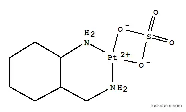 Molecular Structure of 69651-38-3 (platinum(2+) [(2-azanidylcyclohexyl)methyl]azanide - sulfuric acid (1:1:1))