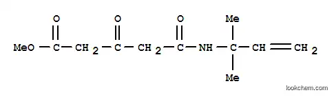 Molecular Structure of 69673-61-6 (methyl 5-[(2-methylbut-3-en-2-yl)amino]-3,5-dioxopentanoate)