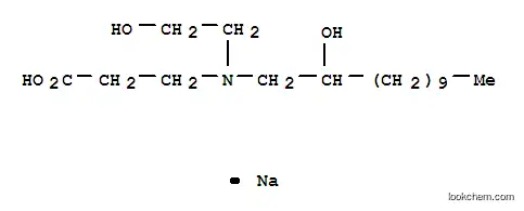 Molecular Structure of 70521-74-3 (sodium N-(2-hydroxydodecyl)-N-(2-hydroxyethyl)-beta-alaninate)