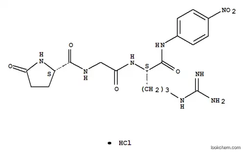 Molecular Structure of 72194-52-6 (PGLU-GLY-ARG P-NITROANILIDE HYDROCHLORID)