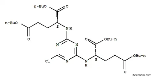 Molecular Structure of 7252-30-4 (dibutyl 2-[[4-[1,3-bis(butoxycarbonyl)propylamino]-6-chloro-1,3,5-tria zin-2-yl]amino]pentanedioate)