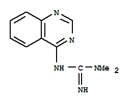 Guanidine,N,N-dimethyl-N'-4-quinazolinyl- cas  7403-87-4