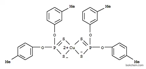 Molecular Structure of 7464-04-2 (O-(3-methylphenyl) O-(4-methylphenyl) hydrogen phosphorodithioate)