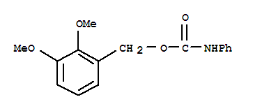 Benzenemethanol,2,3-dimethoxy-, 1-(N-phenylcarbamate) cas  7465-55-6