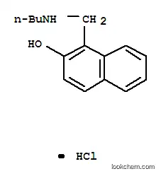 Molecular Structure of 7479-34-7 (1-[(butylamino)methyl]naphthalen-2-ol)