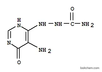 Molecular Structure of 7498-28-4 (2-(5-amino-6-oxo-3,6-dihydropyrimidin-4-yl)hydrazinecarboxamide)