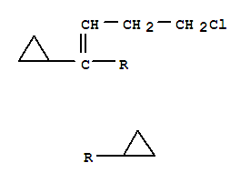 Cyclopropane,1,1'-(4-chloro-1-buten-1-ylidene)bis-