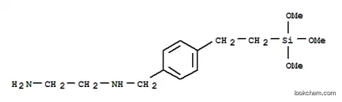 Molecular Structure of 75822-22-9 ((AMINOETHYLAMINOMETHYL)PHENETHYLTRIMETHOXYSILANE)