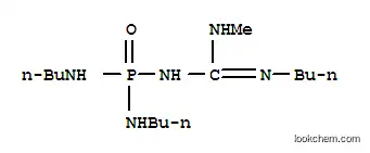 Molecular Structure of 82185-34-0 (1-[bis(butylamino)phosphoryl]-3-butyl-2-methylguanidine)