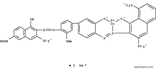 Molecular Structure of 83232-52-4 (Cuprate(3-),[8-hydroxy-7-[[3-hydroxy-4'-[[1-hydroxy-6-(phenylamino)-3-sulfo-2-naphthalenyl]azo]-3'-methoxy[1,1'-biphenyl]-4-yl]azo]-1,6-naphthalenedisulfonato(5-)]-,trisodium (9CI))
