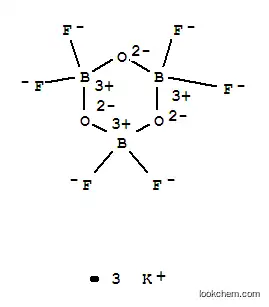 Molecular Structure of 84282-33-7 (Borate(3-),hexafluorotri-m-oxotri-,cyclo, tripotassium (9CI))