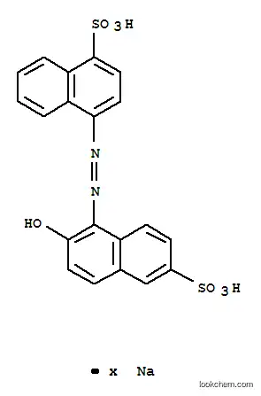 Molecular Structure of 85283-71-2 (4-[(2-hydroxy-6-sulpho-1-naphthyl)azo]naphthalene-1-sulphonic acid, sodium salt)