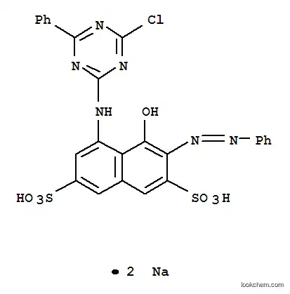 Molecular Structure of 85650-44-8 (disodium 5-[(4-chloro-6-phenyl-1,3,5-triazin-2-yl)amino]-4-hydroxy-3-(phenylazo)naphthalene-2,7-disulphonate)