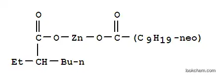 Molecular Structure of 85702-72-3 (Zinc,(2-ethylhexanoato-O)(neodecanoato-O)- (9CI))
