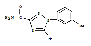 1H-1,2,4-Triazole-3-carboxamide,1-(3-methylphenyl)-5-phenyl-