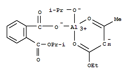 Aluminum, (ethyl3-oxobutanoato-O1',O3)[mono(1-methylethyl)1,2-benzenedicarboxylato-O2](2-propanolato)-, (T-4)- (9CI)