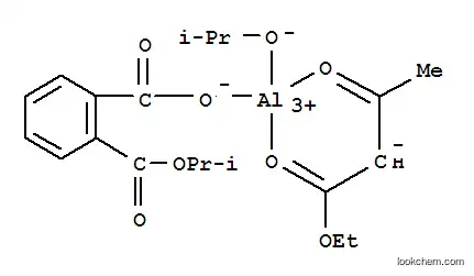 Molecular Structure of 89030-91-1 (Aluminum, (ethyl3-oxobutanoato-O1',O3)[mono(1-methylethyl)1,2-benzenedicarboxylato-O2](2-propanolato)-, (T-4)- (9CI))