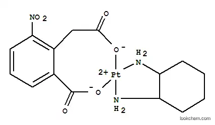 Molecular Structure of 89906-42-3 (Platinum,[2-carboxy-6-nitrobenzeneacetato(2-)-Oa,O2](1,2-cyclohexanediamine-N,N')-, (SP-4-3)- (9CI))