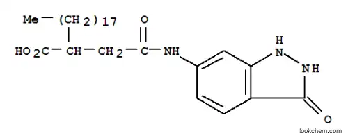 Molecular Structure of 93858-07-2 (2-[2-[(2,3-dihydro-3-oxo-1H-indazol-6-yl)amino]-2-oxoethyl]icosenoic acid)