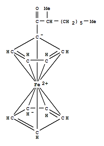 Ferrocene,(2-methyl-1-oxooctyl)- (9CI)