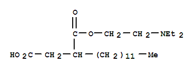 Butanedioic acid,dodecenyl-, 1-[2-(diethylamino)ethyl] ester, lithium salt (9CI)