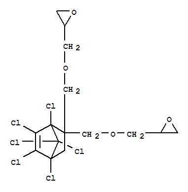 Oxirane,2,2'-[(1,4,5,6,7,7-hexachlorobicyclo[2.2.1]hept-5-en-2-ylidene)bis(methyleneoxymethylene)]bis-(9CI)