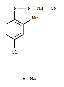 2-Triazene-1-carbonitrile,3-(4-chloro-2-methylphenyl)-, sodium salt (1:1)