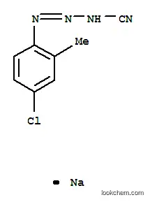 Molecular Structure of 93962-51-7 (3-(4-chloro-2-methylphenyl)-1-triazene-1-carbonitrile, sodium salt)