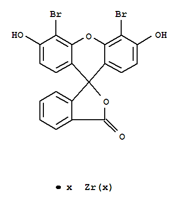 Spiro[isobenzofuran-1(3H),9'-[9H]xanthen]-3-one,4',5'-dibromo-3',6'-dihydroxy-, zirconium salt (1:?)